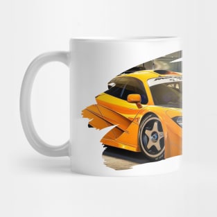 F1 GTR Art Splash Print Mug